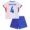 Baby Fußballbekleidung Frankreich Dayot Upamecano #4 Auswärtstrikot EM 2024 Kurzarm (+ kurze hosen)